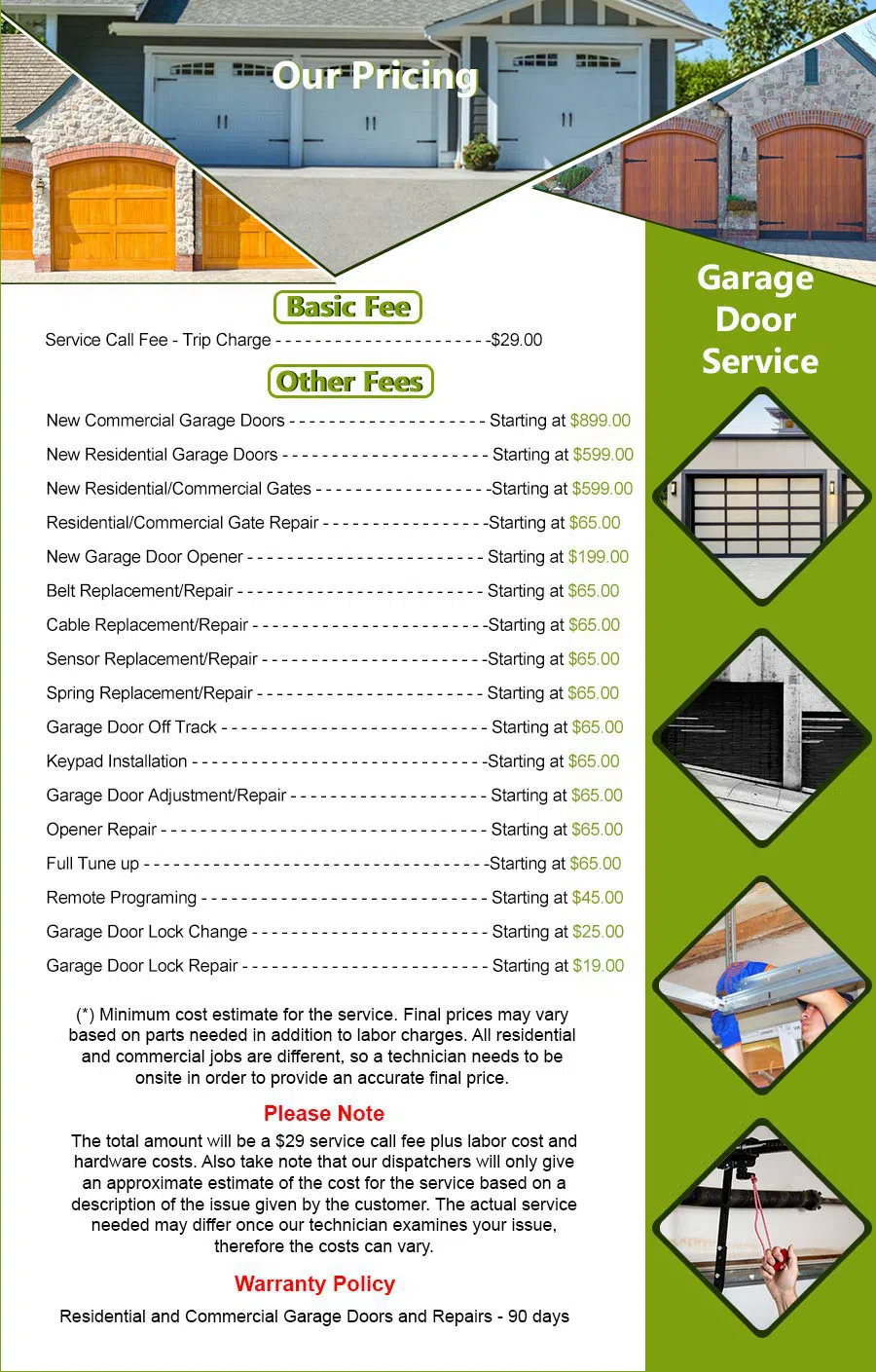 Galaxy Garage Door Service Roswell, GA 770-371-5864